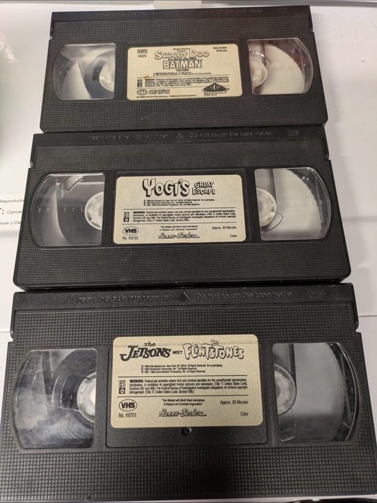 Other - Vintage Cartoon VHS Tapes - Scooby Doo, Yogi Bear, Jetsons/Flintstones